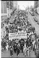 Image of MLK Day parade on Seneca Street, Seattle, February 18, 1993