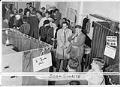 Image of Crowd of voters at the Seattle Art Museum, Seattle, November 3, 1948