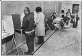Image of Voters at Madrona Middle School, Seattle, January 5, 1974