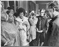 Image of Flo Ware speaking to Governor Dan Evans, April 7, 1972