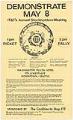 Image of Flier protesting ITT stockholders' meeting, Seattle, May 8, 1974