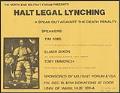 Image of Flier for a forum protesting the death penalty, Seattle, December 10, 1976
