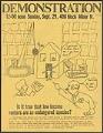 Image of Flier protesting displacement of low-income renters, Seattle, September 29, 1974