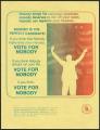 Image of Vote for Nobody flier, 1978