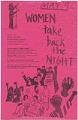 Image of Women Take Back the Night poster, Seattle, May 9, 1992