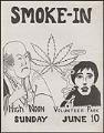 Image of Smoke-In poster, Volunteer Park, Seattle, June 10, 1979