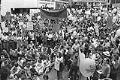 Image of Gay Pride Parade rally at Westlake Mall, Seattle, June 25, 1977