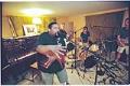 Image of Sir Mix-A-Lot recording with PUSA at Jupiter Studios, Seattle, July 1999