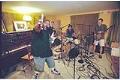 Image of Sir Mix-A-Lot recording with PUSA at Jupiter Studios, Seattle, July 1999