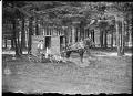 Image of Milkman and wagon at Manitou Park, Tacoma, 1908