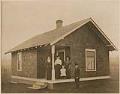 Image of Berg family in front of a house, Seattle, circa 1909