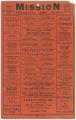 Image of Mission Theatre program, Seattle, April 1936
