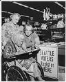 Image of Margaret Starkweather registering to vote, Seattle, September 26, 1964