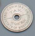 Image of Washington State tax token, 1935