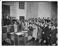 Image of Group taking oath of citizenship, Seattle, July 31, 1944