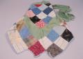 Image of Patchwork half apron handmade by Frances Nicklas, ca. 1890-1910