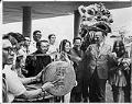 Image of Group at ribbon-cutting ceremony in the Chinatown International District, Seattle, June 15, 1972
