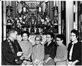 Image of Rev. Kenryu Kumata with Buddhist Women's Federation officers, Seattle, April 20, 1963