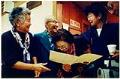 Image of Kichisaburo Ishimitsu and friends at redress ceremony, Seattle, October 14, 1990