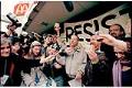 Image of National Family Farm Coalition protest before WTO conference, Seattle, November 29, 1999