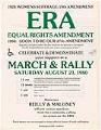 Image of ERA march and rally poster, Seattle, August 23, 1980