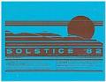 Image of Solstice '82 benefit event poster, Seattle, June 19, 1982