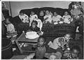 Image of Patsy Davis's first birthday party, 1947