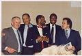 Image of Gus Williams and others at Sonics event, February 11, 1985