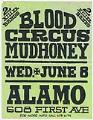 Image of Blood Circus and Mudhoney concert poster, 1988