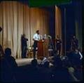 Image of Stokely Carmichael speaking at Garfield High School, Seattle, April 19, 1967