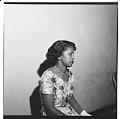 Image of Marie Edwards Beauty School hairstyle model, circa 1955