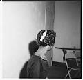 Image of Marie Edwards Beauty School hairstyle model, circa 1955