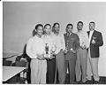 Image of Al Smith and his post office bowling team, Seattle, 1954