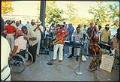 Image of Band playing at ROOTS family picnic, Seattle, 1987