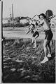 Image of Two Owls Club softball players at practice, circa 1938