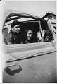 Image of Two Owls softball players in car, circa 1938