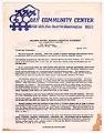Image of Gay Community Center newsletter, March 1974