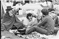Image of Group of fans on field at Jimi Hendrix concert, Seattle, July 26, 1970