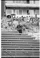 Image of Security guard and crowd at Jimi Hendrix concert, Seattle, July 26, 1970