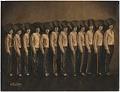 Image of Pantages Usherettes lined up in uniform, 1925