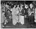 Image of Three women singing at Bon Odori festival, Seattle, 1937