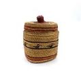 Image of Makah basket with lid, 1900-1940