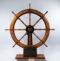 Image of Ship's wheel, SS Milwaukee, 1913