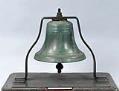 Image of Ship's bell from the ferry CHIPPEWA, ca. 1905