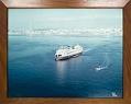 Image of Color photograph of the ferry Hyak in Puget Sound, reprinted by Forest and Whitmire Photography, ca. 1970