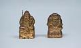 Image of Daitoku good fortune figurine, used at Sagamiya Confectionary Co., ca. 1905-1920