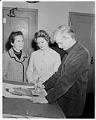 Image of William Cumming with Anna Gerber and Ina Willner, Seattle, 1961