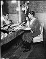 Image of Francis Renault in dressing room at Pantages Theatre, Seattle, January 17, 1927