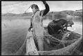 Image of Yakama fishers checking nets on Columbia River near Lyle, Washington, August 24, 1993