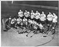 Image of Seattle Ironmen hockey team group photo, April 1950